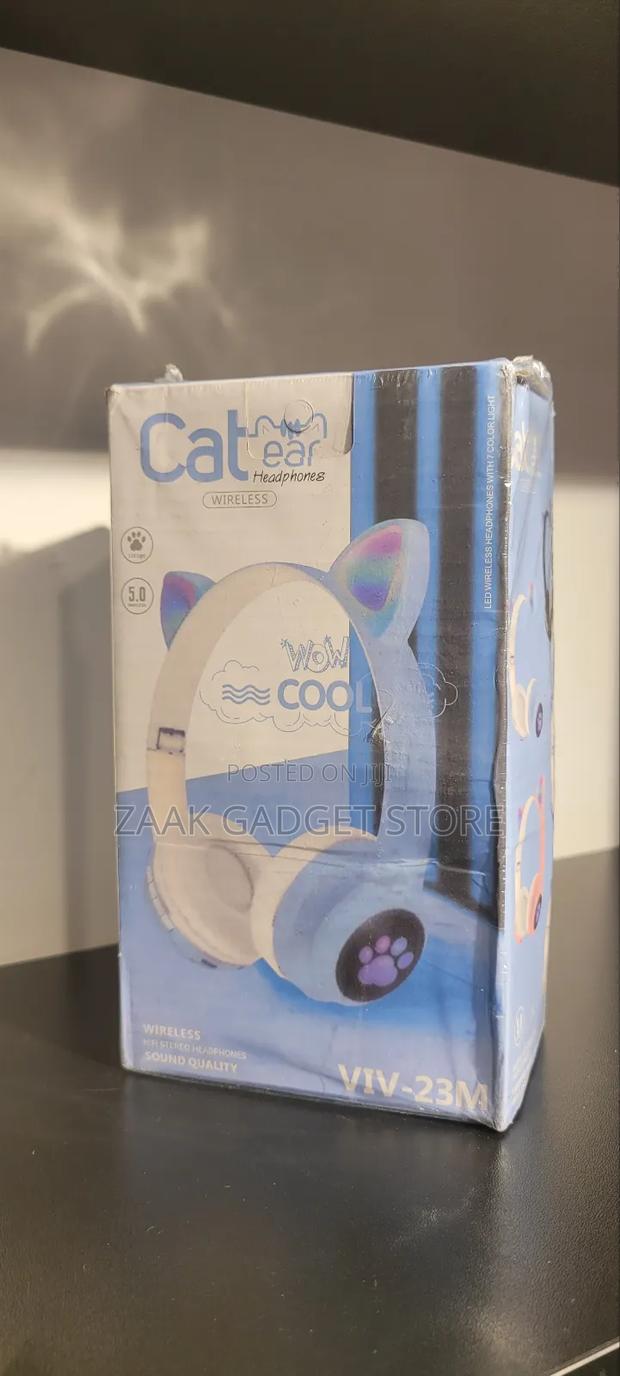 Cute Cat Headphones With Led Light - thumbnail 2