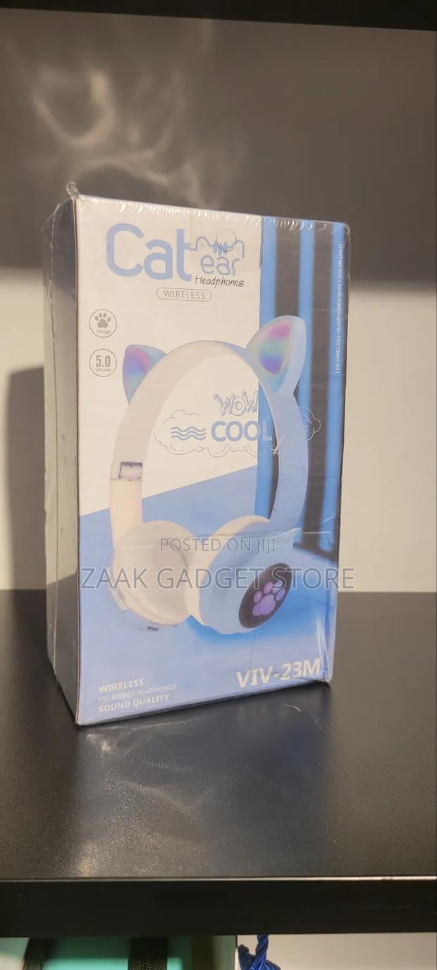Cute Cat Headphones With Led Light - thumbnail 4
