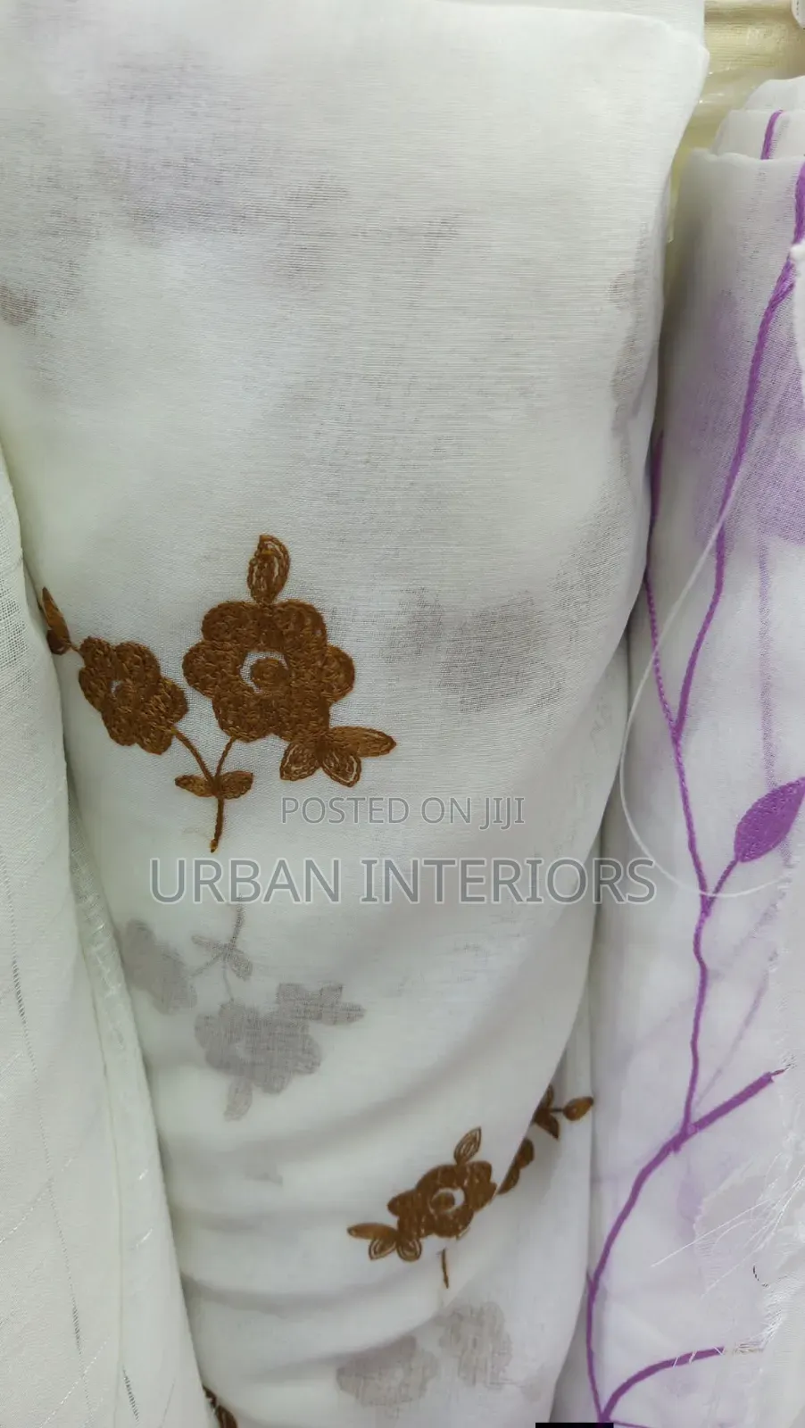 White Sheers With Patterns White Sheers With Patterns