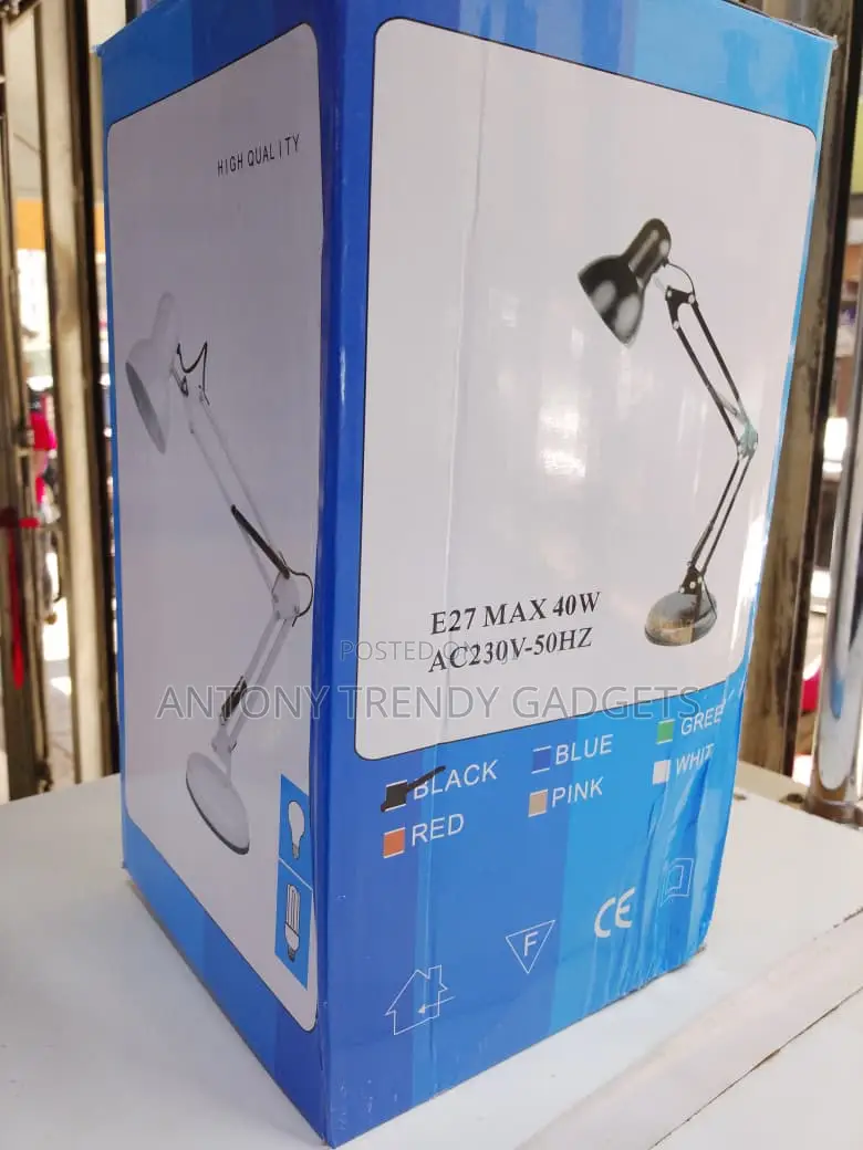 Adjustable Foldable Desk / Study Lamp (Swing Arm, E27)