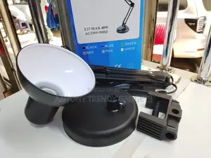 E27 Table Desk Lamp Adjustable Arm For Reading & Office