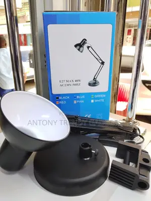 E27 Table Desk Lamp Adjustable Arm For Reading & Office