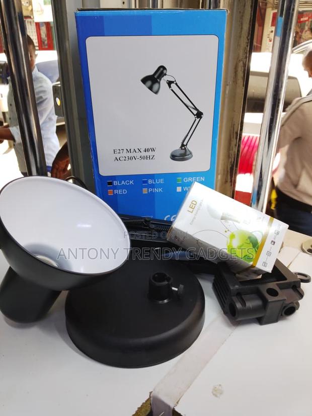 Adjustable Foldable Desk Or Study Lamp, Classic Swing Arm Design - thumbnail 2