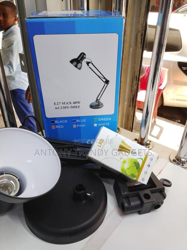 Adjustable Foldable Desk Or Study Lamp, Classic Swing Arm Design - thumbnail 4
