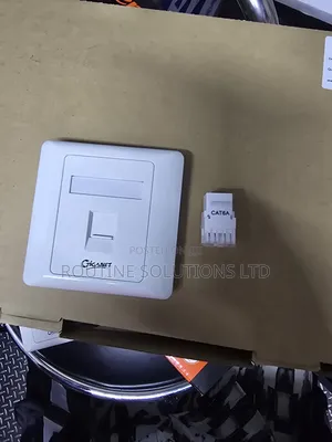 Giganet Single Face Plate and Modules Cat6a (Keystone)