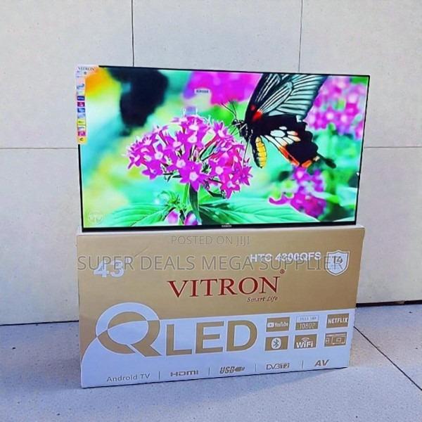 Built in Decoder Display Vitron 43 Inch Qled Smart Android Led Tv - thumbnail 2