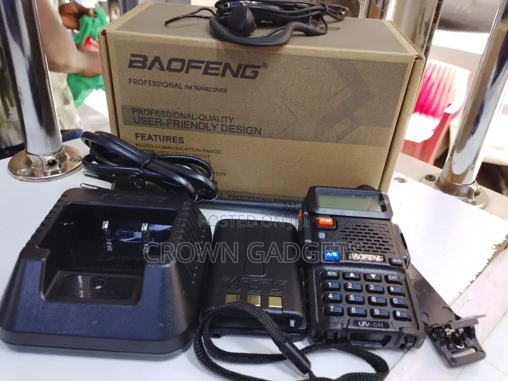 Original Baofeng Uv-5r Two Way Radio With Charger