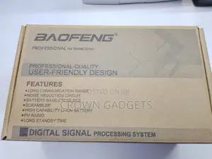 Original Baofeng Uv-5r Two Way Radio With Charger