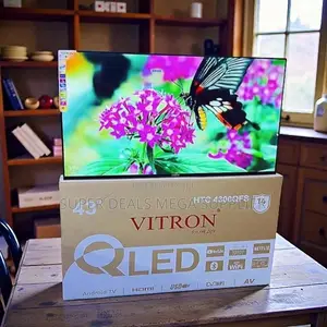 Wifi Enabled Display Vitron 43 Inch Qled Smart Android Led Tv