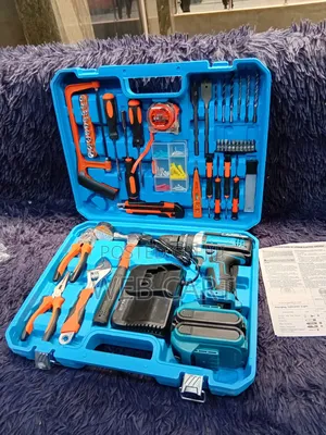 Cordless Power Drill With Tools