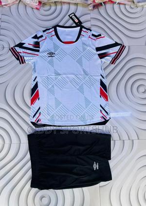 Games Uniforms White Top and Black Short - main view