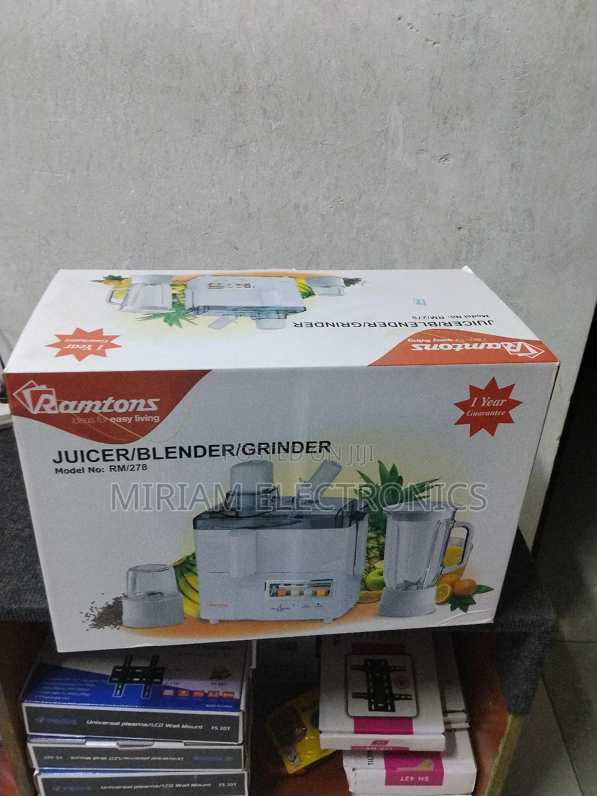 Ramtons Rm 278 3 in 1 Juicer