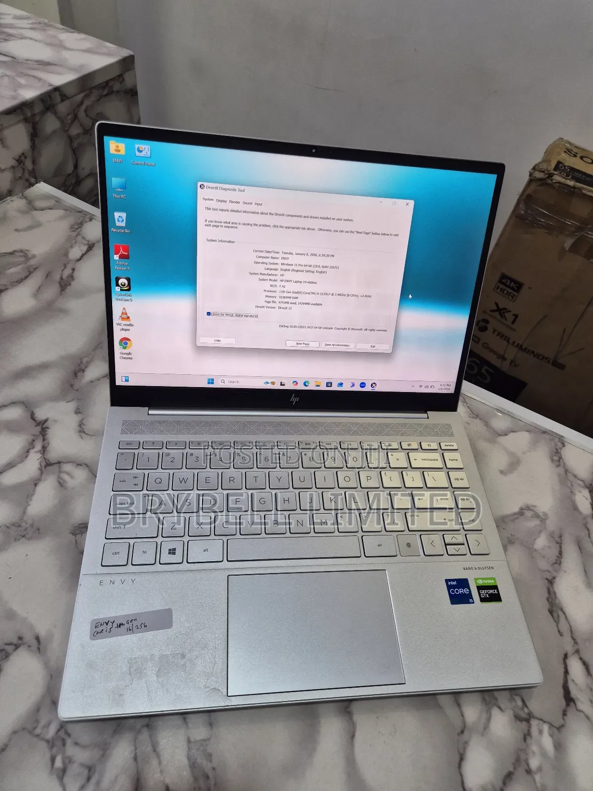 Laptop HP Envy 14 16GB Intel Core I5 SSD 256GB