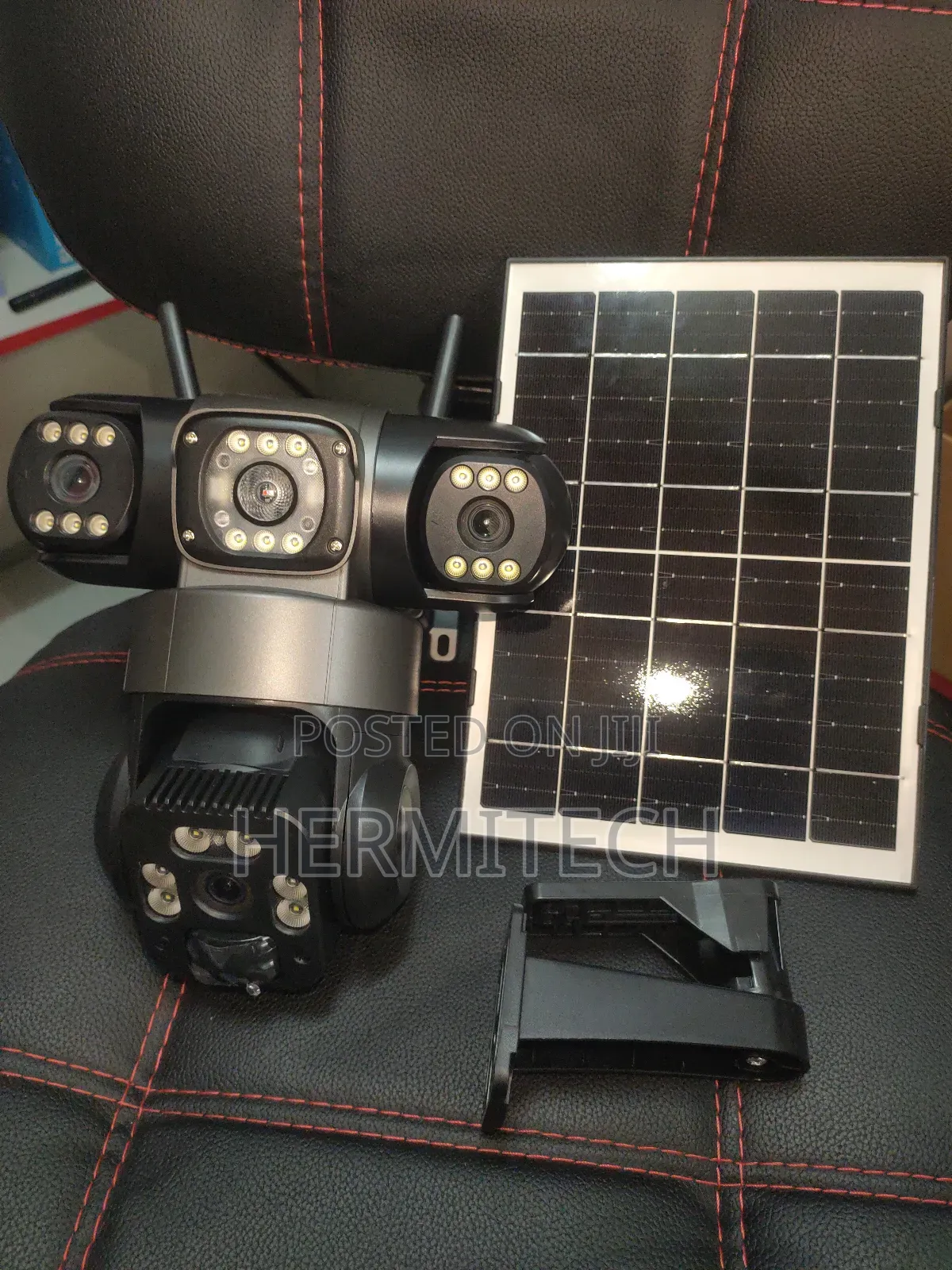 Triple Lens 4g Electric PTZ CCTV Surveillance Cameras