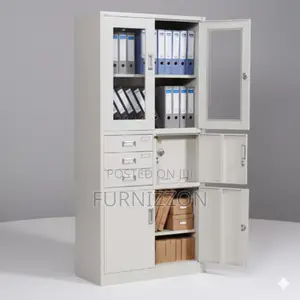 Professional Steel Office Storage Cabinet With Built in Safe