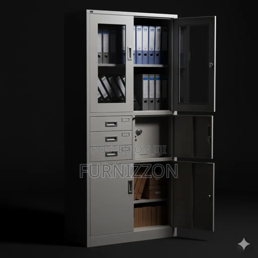 Multi Function Steel Filing Cabinet With Secure Safe