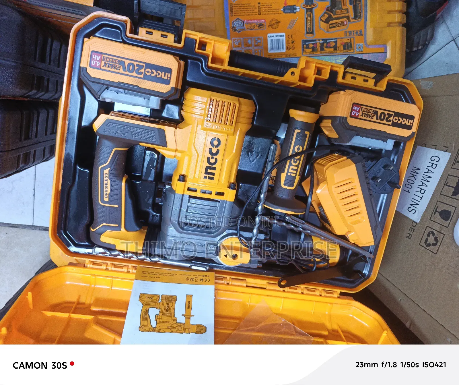 Cordless Hilt Drill