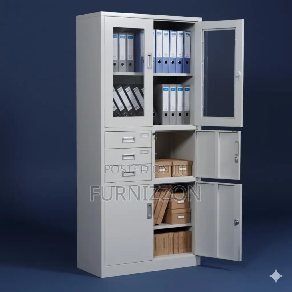 Heavy Duty Steel Office Cabinet for Files and Valuables