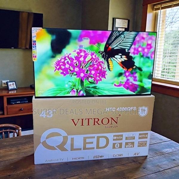 Wifi Activated Display Vitron 43 Inch Qled Smart Android Led Tv