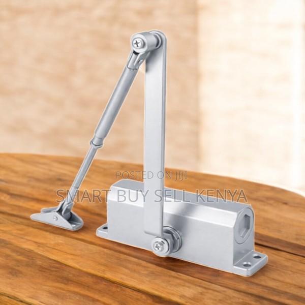 Premium Silver Painting Aluminum Door Closer 25-45kg