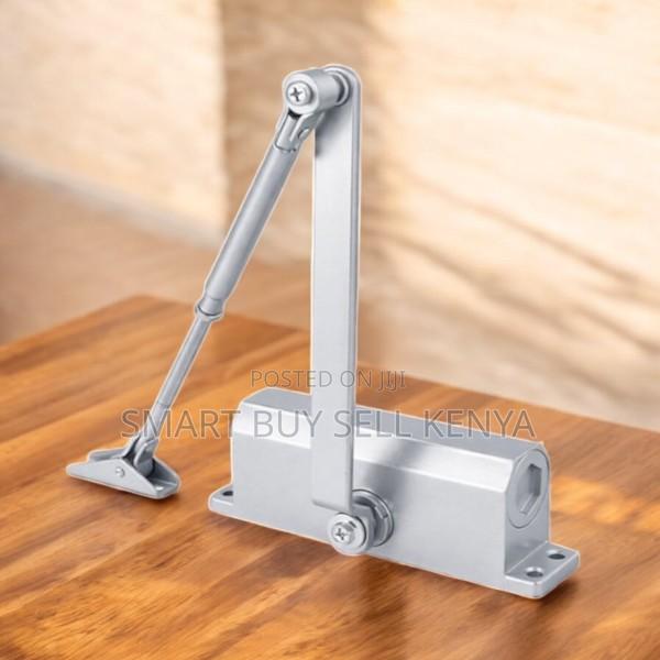 Aluminum Steel Arm Auto Door Closer Heavy Duty Hydraulic Soft Closing