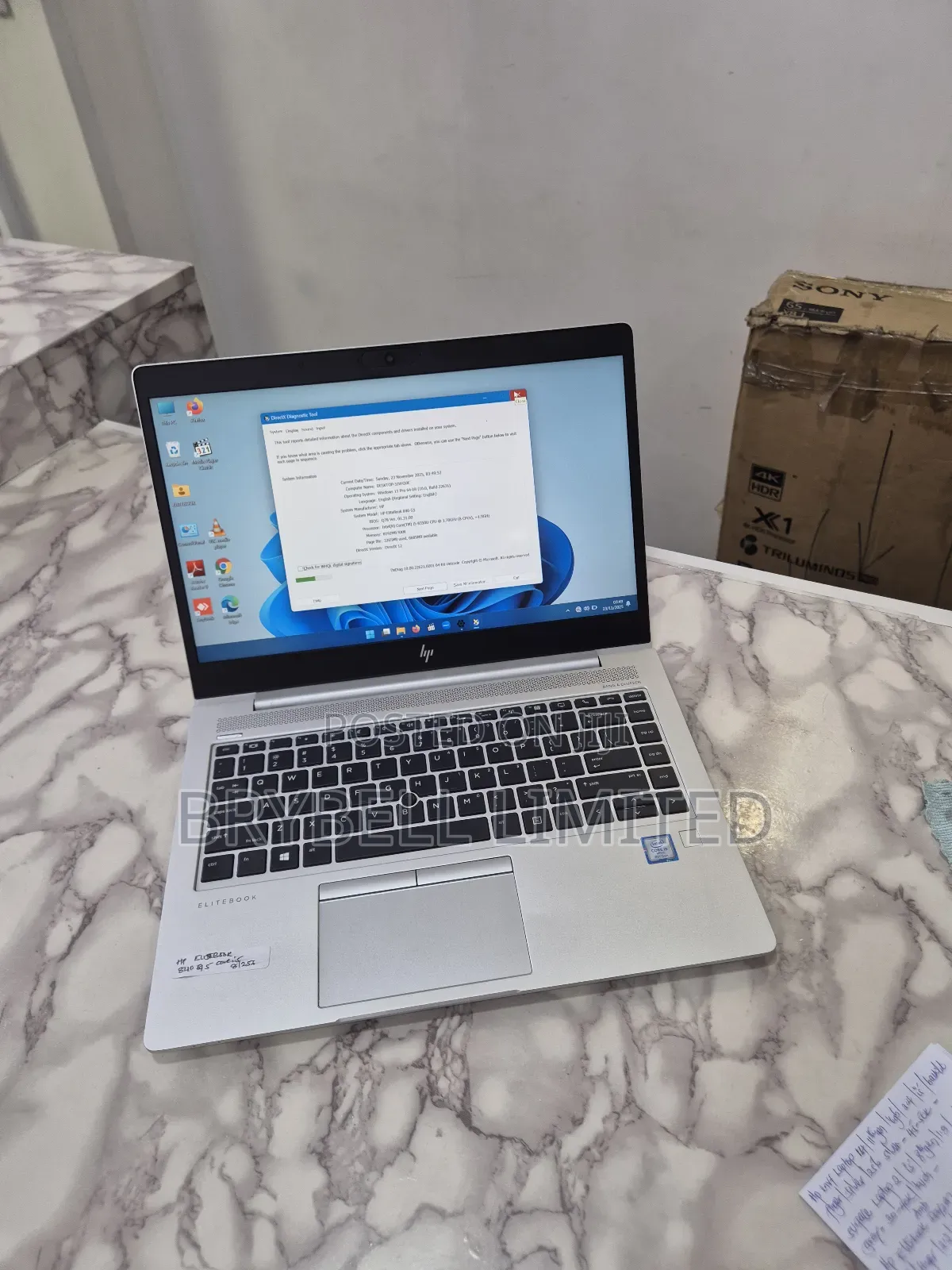 Laptop HP EliteBook 840 G5 8GB Intel Core I5 HDD+SSD 256GB