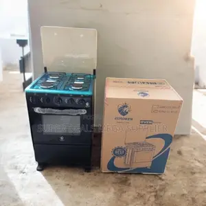 Free Standing Cooker With Gas Oven Multi Burner Cooking Convenience
