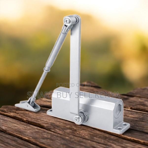 Fireproof Hydraulic Aluminum Door Closer Device Stainless Steel Arm