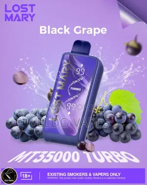 Lost Mary 35000 Turbo Puffs Rechargeable Vape - Black Grape