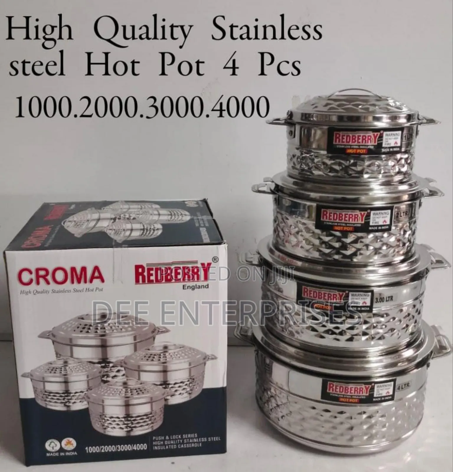 Croma Stainless Steel Hotpots