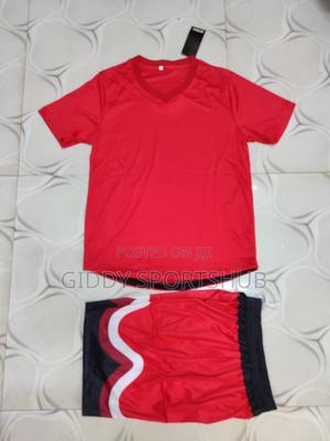 Games Kits Red Top With Red Black Short - main view