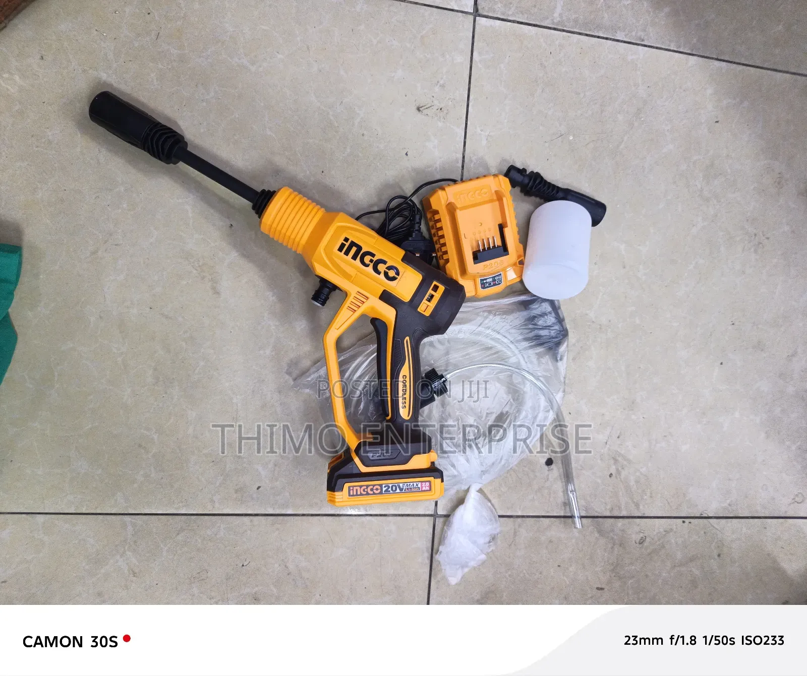Ingco Cordless Pressure Washer