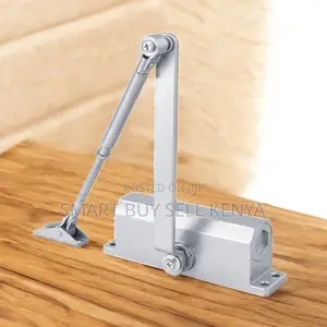 Premium Silver Aluminum Door Closer Adjustable Automatic Closing