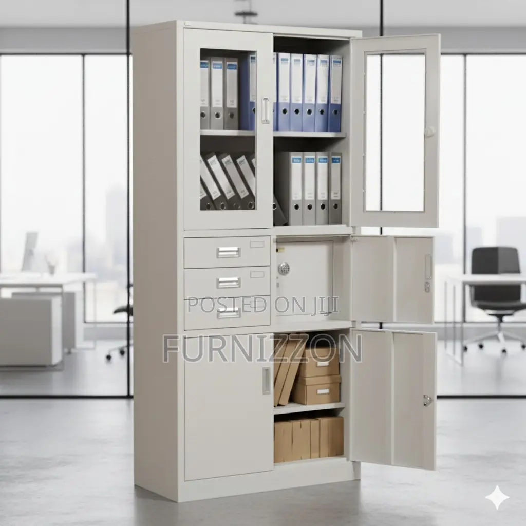 High Capacity Steel Office Filing Cabinet With Safe