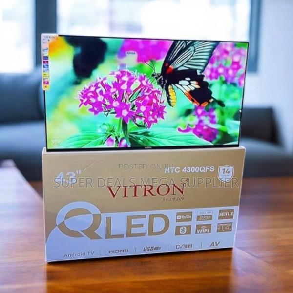Wifi Bluetooth Enabled Vitron 43 Inch Qled Smart Android Led Tv - thumbnail 2