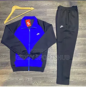 Heavy Quality Tracksuit Executive Blue Black