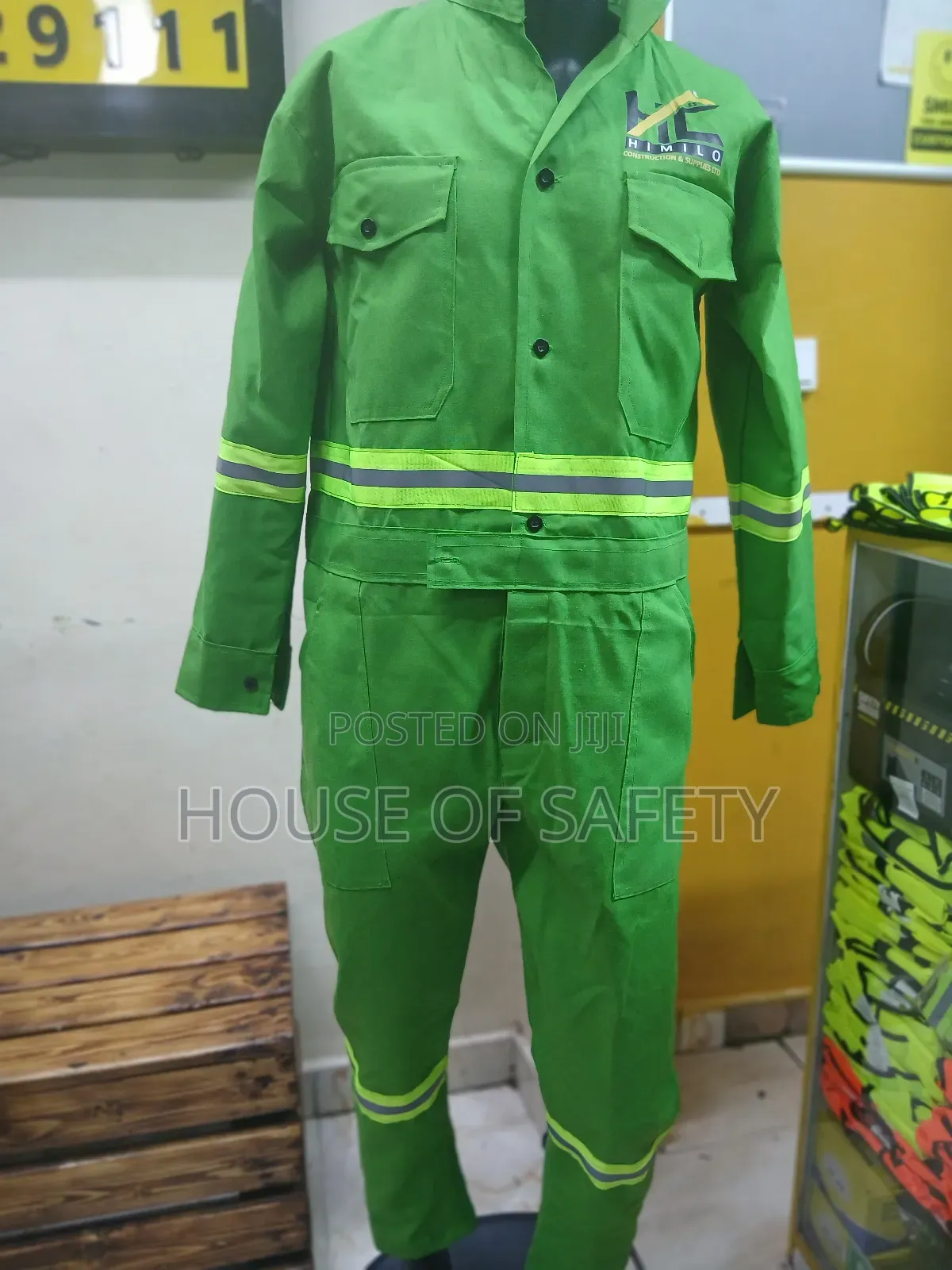 Safaricom Green Neat Look Overall