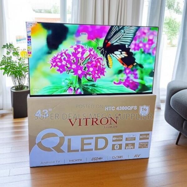 Bluetooth and Wifi Support Display Vitron 43 Inch Qled Android Led Tv - thumbnail 2