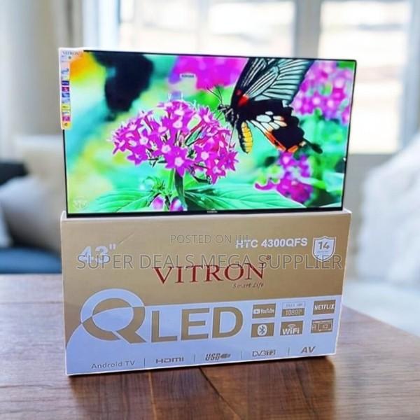 1080p Full Hd Display Vitron 43 Inch Qled Smart Android Led Tv - thumbnail 2