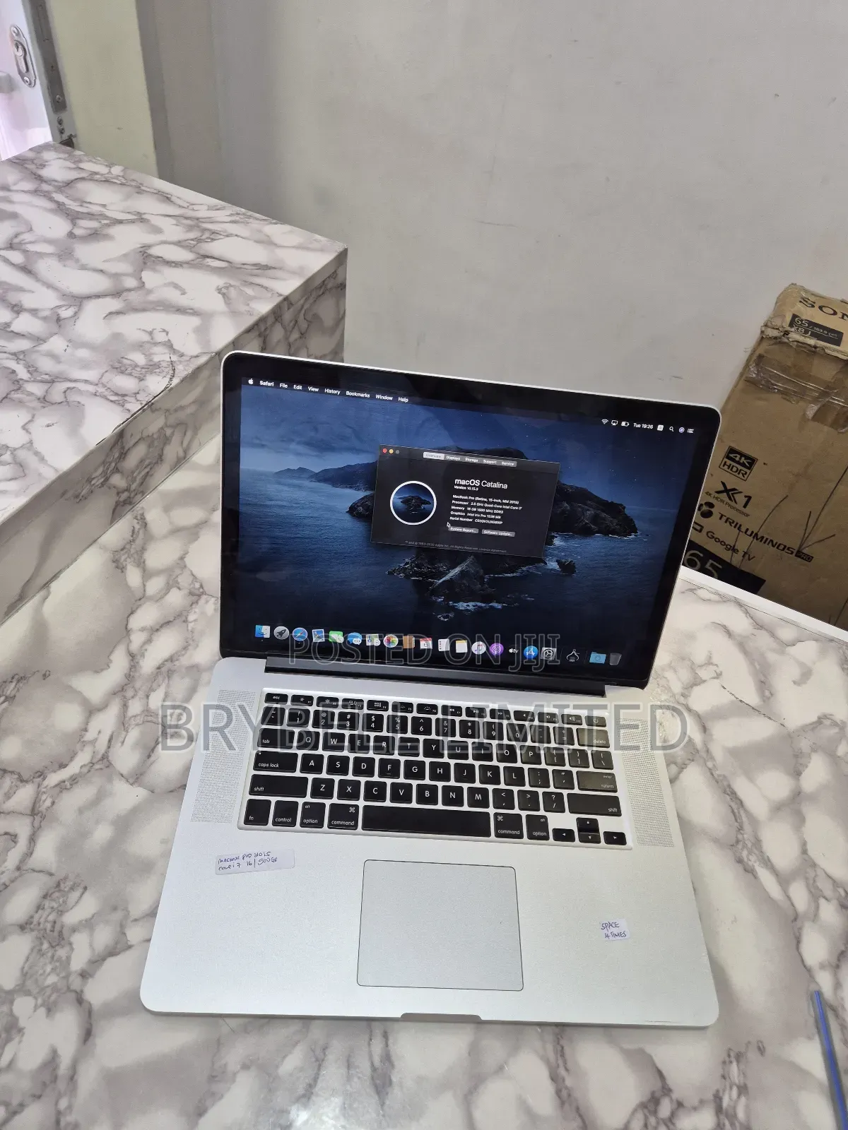 Laptop Apple MacBook Pro 2015 16GB Intel Core I7 SSD 512GB