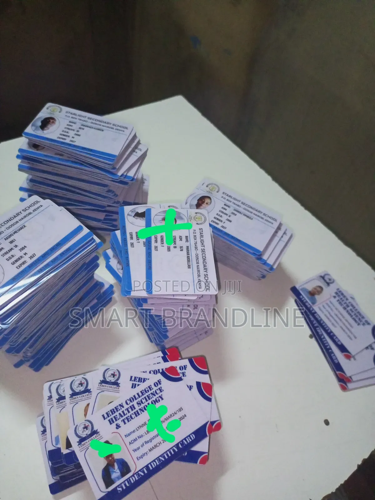 Students Plastic Identity Cards