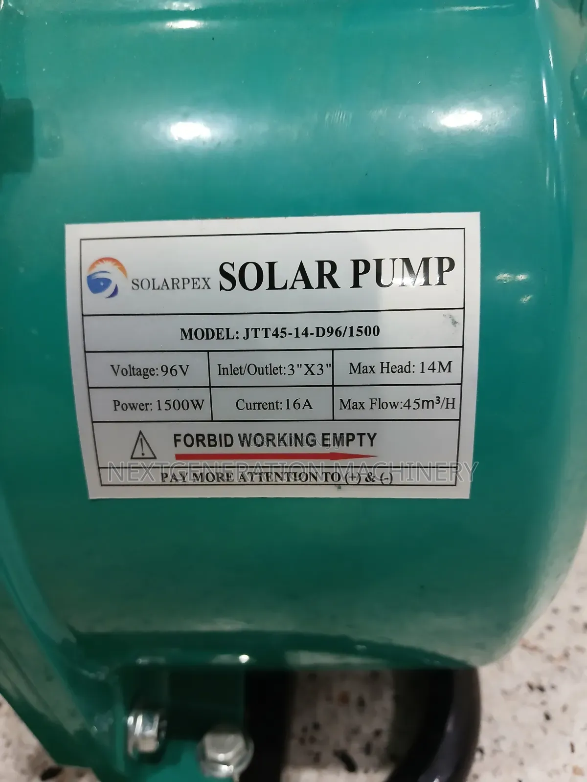 Shiyuan Surface Solar Water Pump