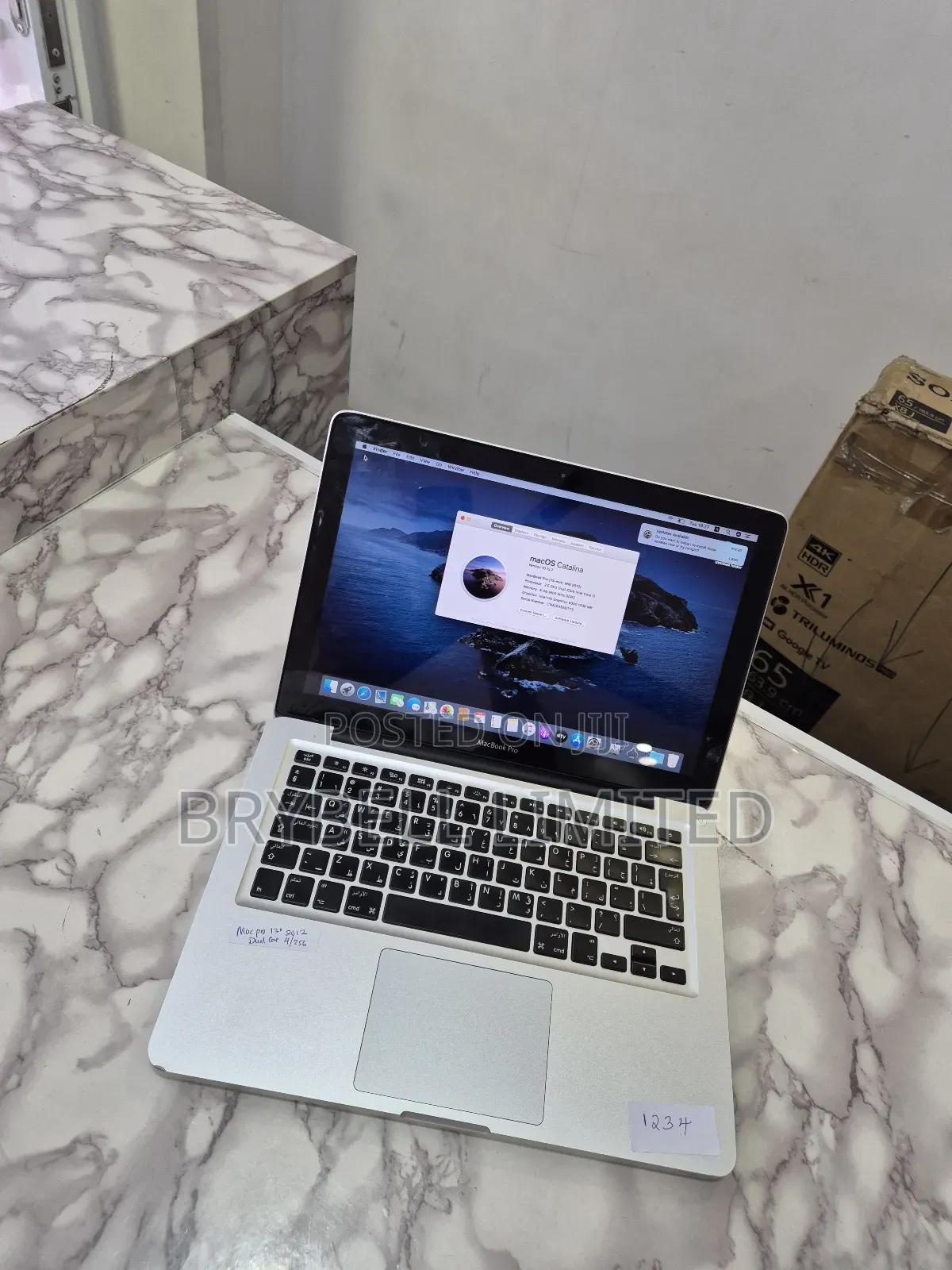 Laptop Apple MacBook 2012 4GB Intel Core I5 SSD 256GB