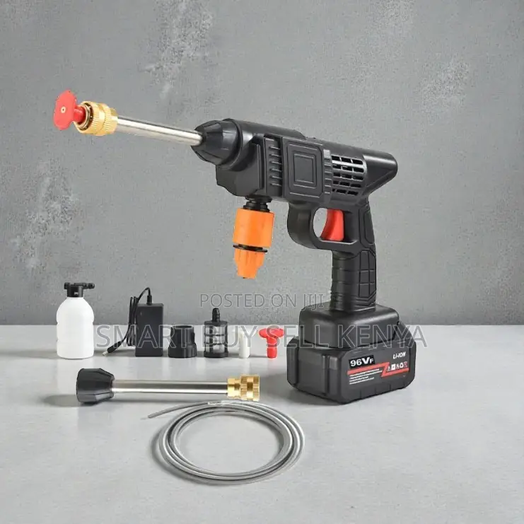 Compact Design 96v Gun Car Washer Washing Wireless Cordless Machine