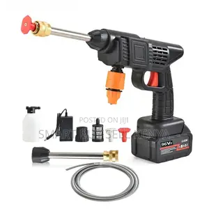 Convenient 96v Gun Car Washer Washing Rechargeable High Pressure Gun