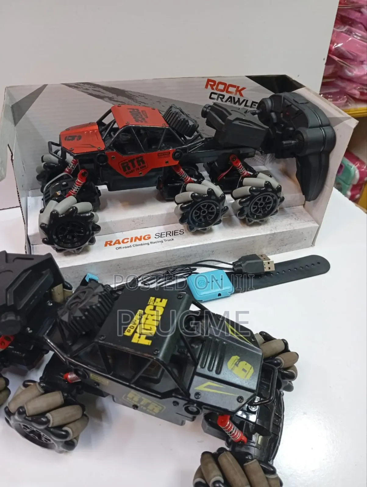 Rechargeable 4x4 Remote Control (Rc) Rock Crawler Monster Toy