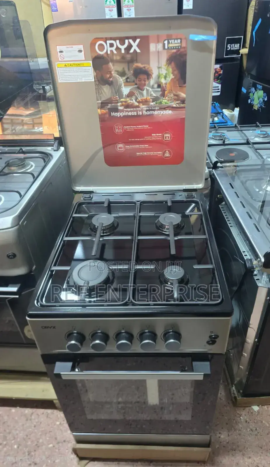 Brand New Full Gas Mika Oryx Standing Cooker