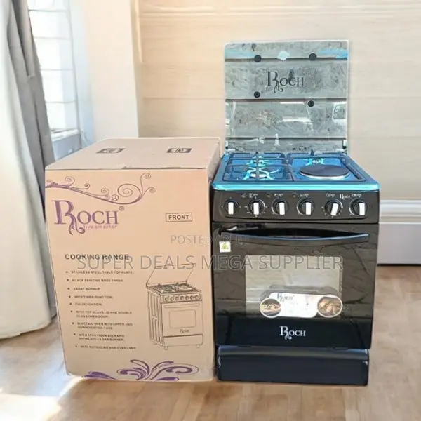 Roch 55x50 Gas and Electric Cooker With Oven Energy Efficient Design