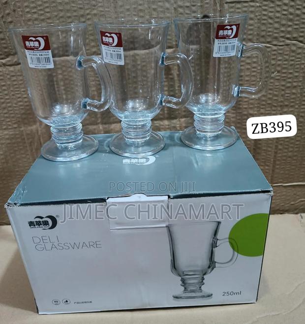 6pcs Irish Glass Set 250ml | Juice Cocktail Glasses