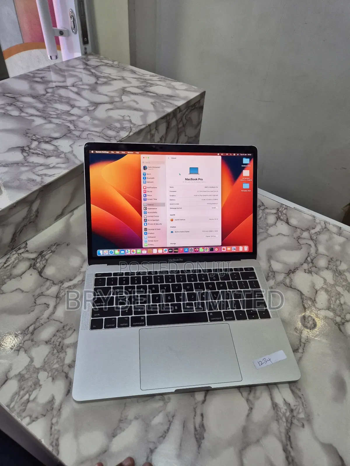 Laptop Apple MacBook Pro 2017 8GB Intel Core I5 SSD 256GB